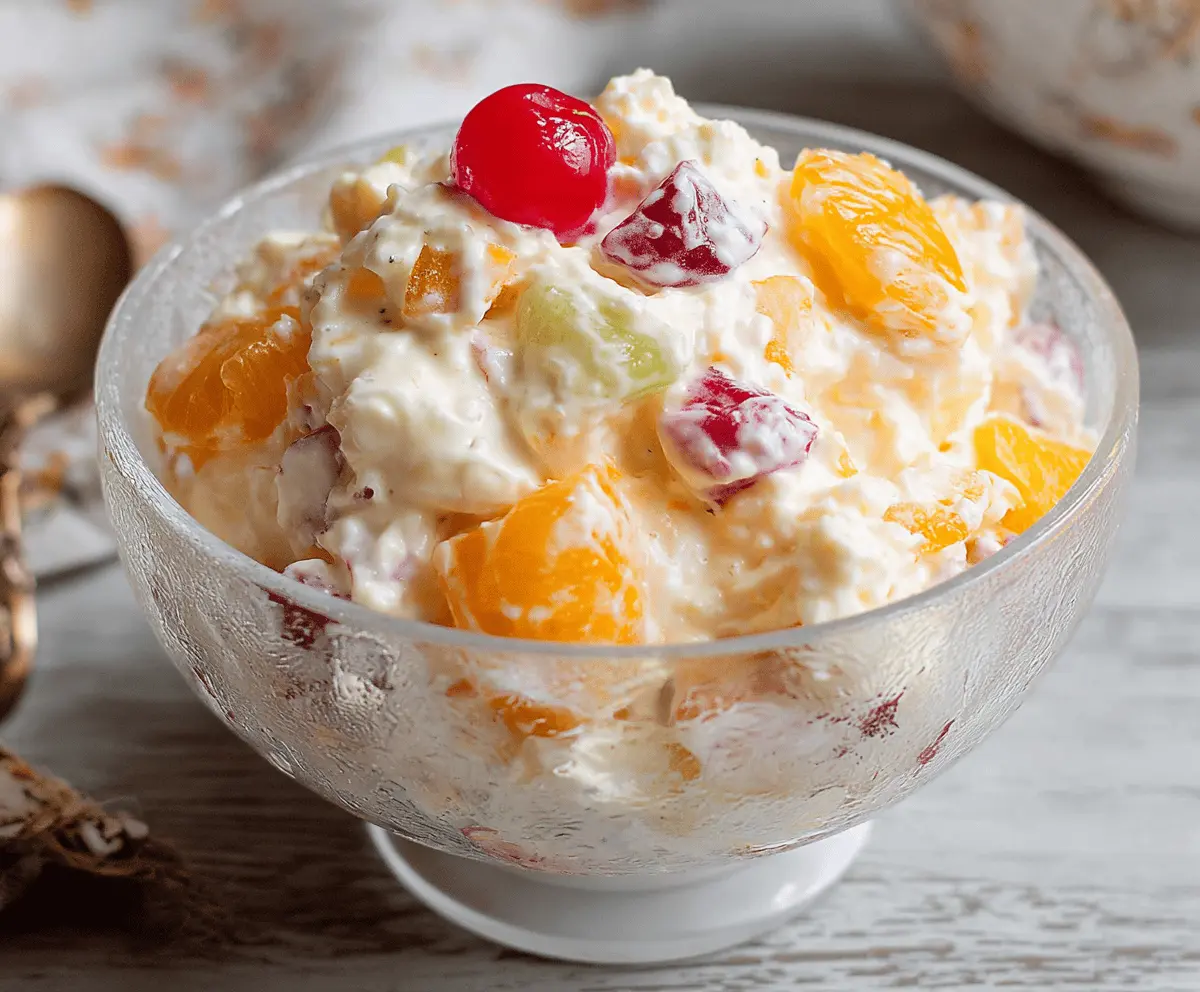 Classic Old-Fashioned Ambrosia Salad