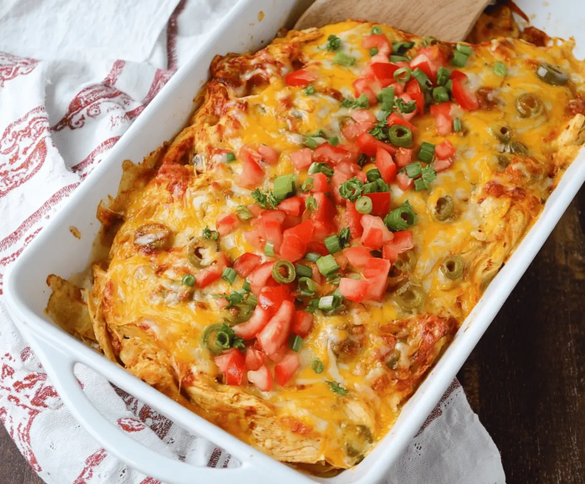 Easy Tex-Mex Chicken Casserole
