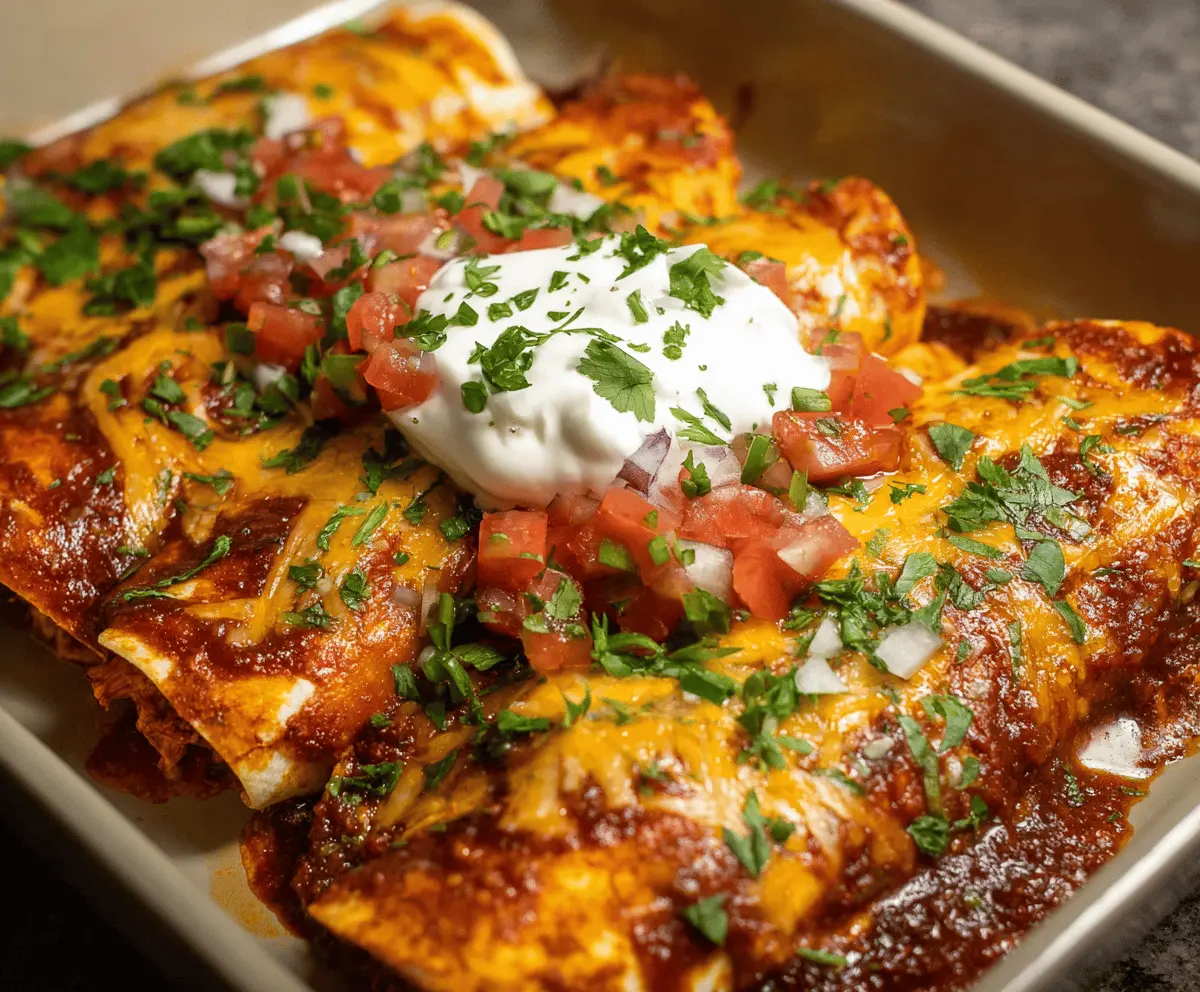 Easy Turkey Enchiladas Recipe