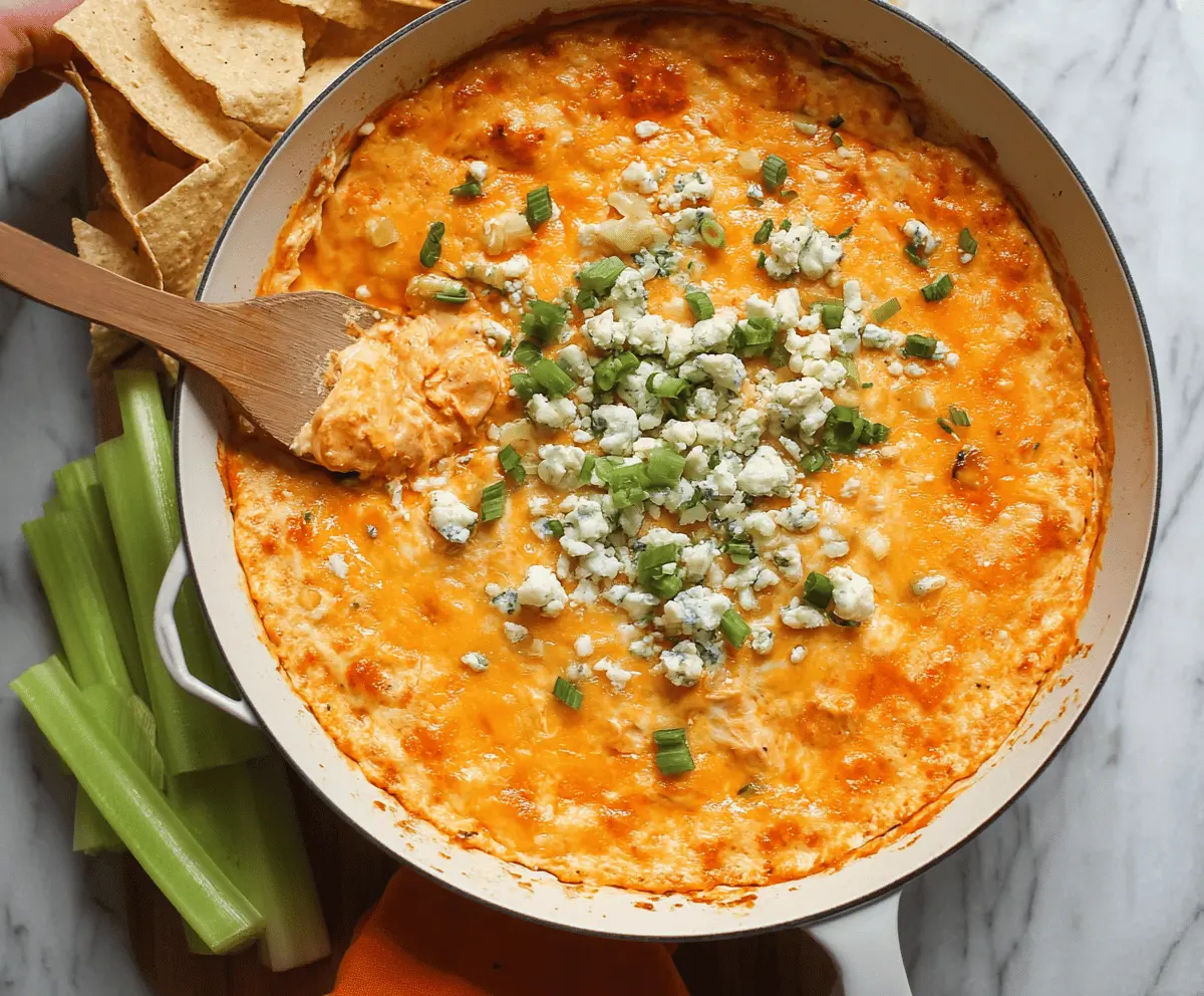 Easy Ultimate Buffalo Chicken Dip