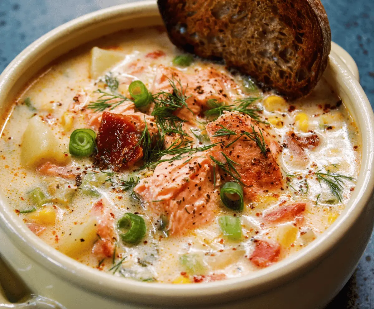 Easy Wild Salmon Chowder Recipe