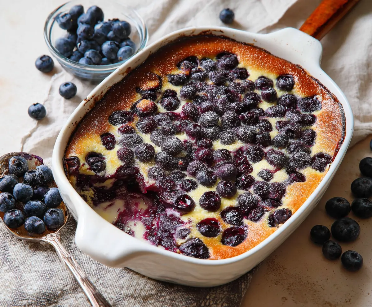 Easy Blueberry-Ginger Clafoutis Recipe