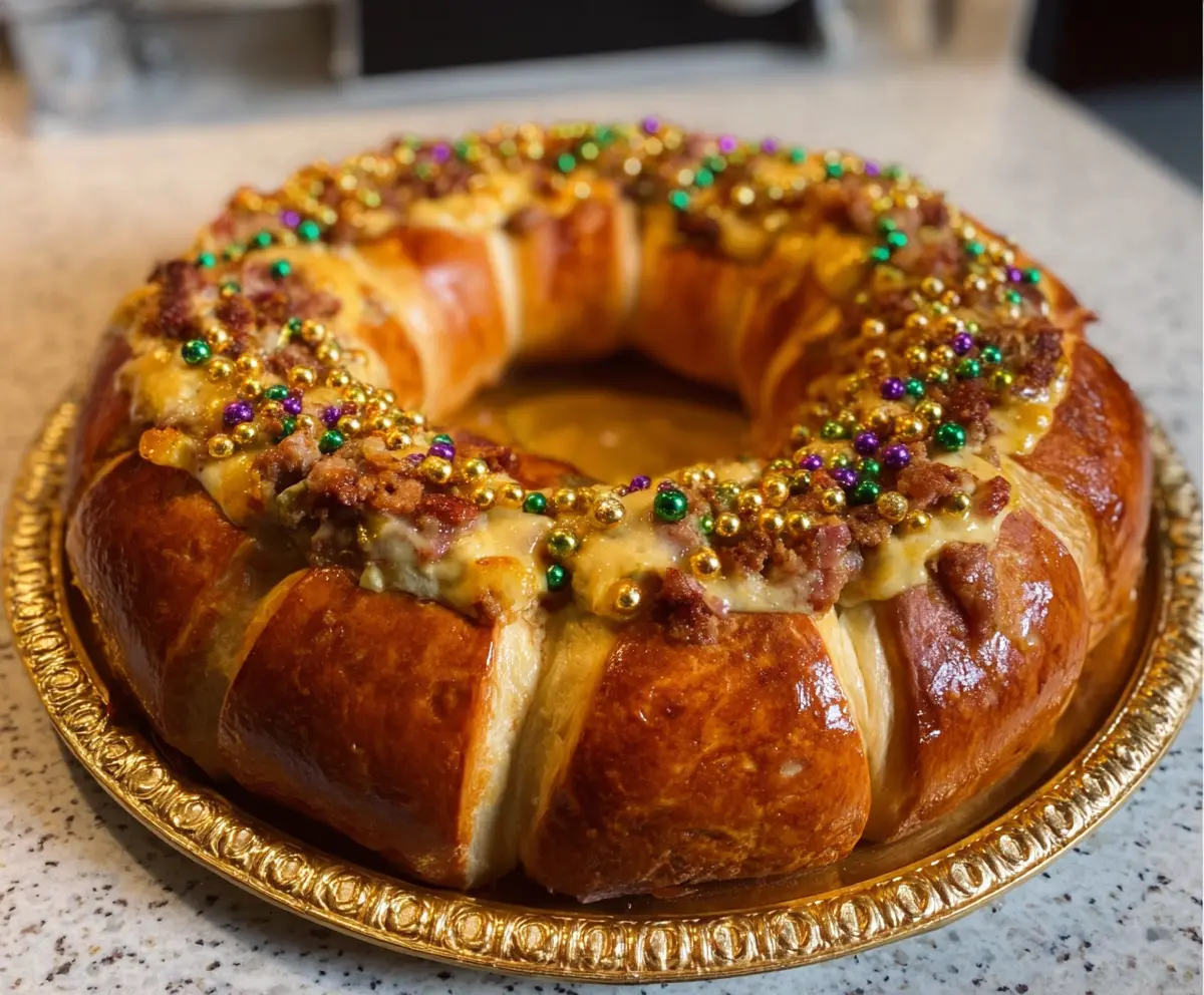 Boudin King Cake Recipe for Game Day