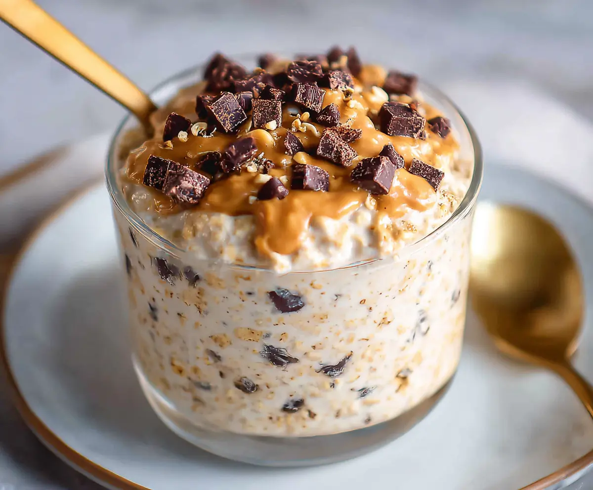 Cookie Dough Overnight Oats Recipe