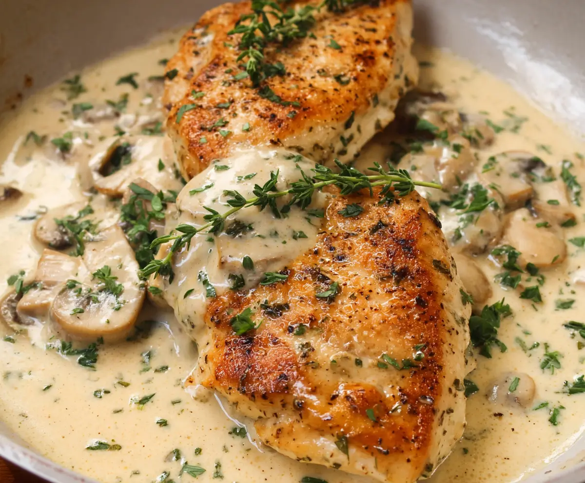 Creamy Boursin Chicken Recipe