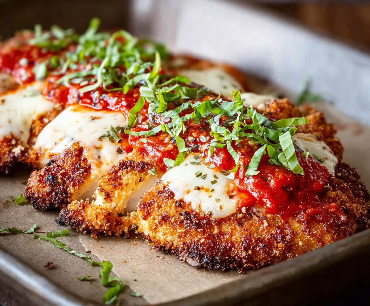 Easy Crispy Chicken Parmigiana