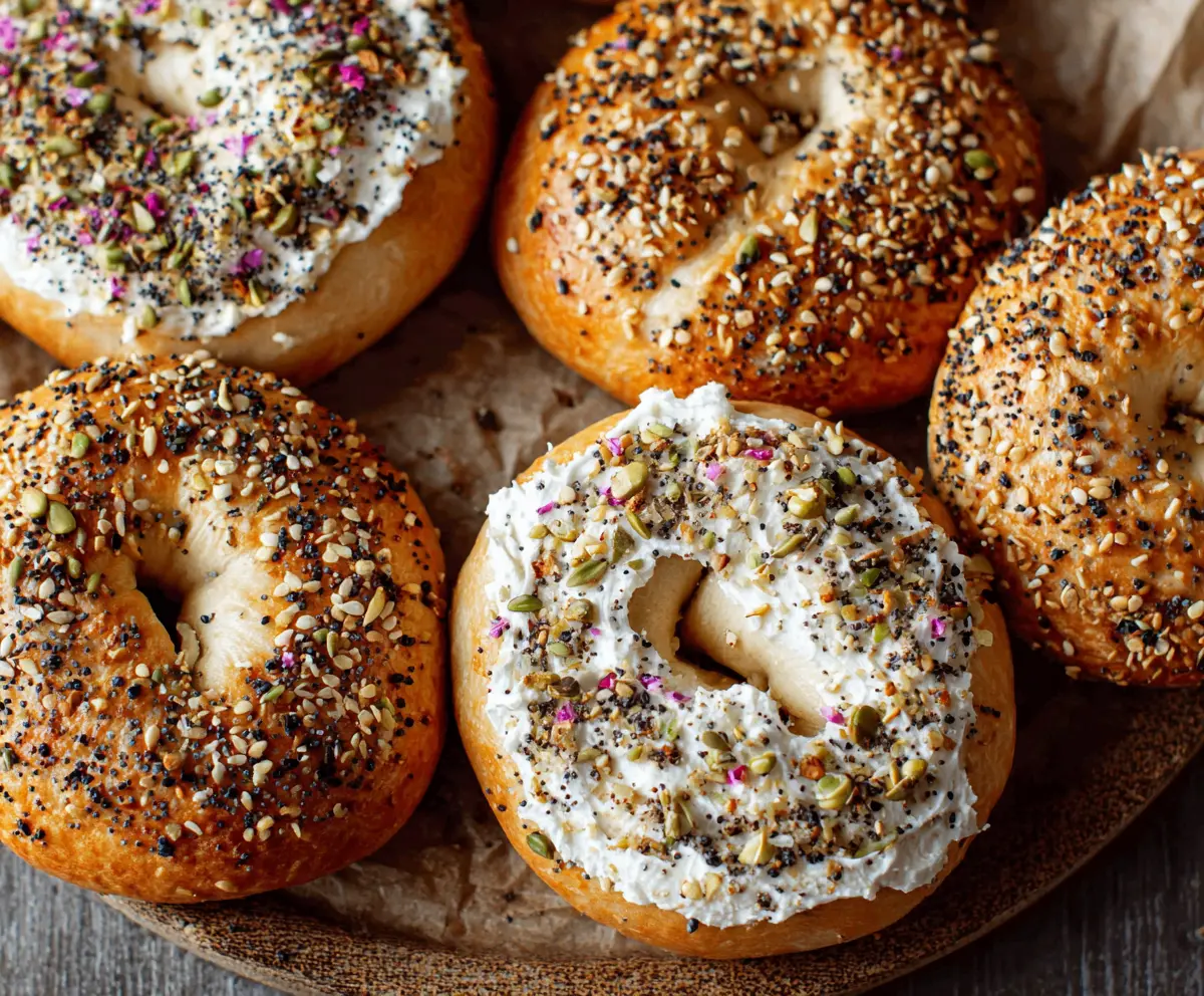 High Protein Greek Yogurt Bagels