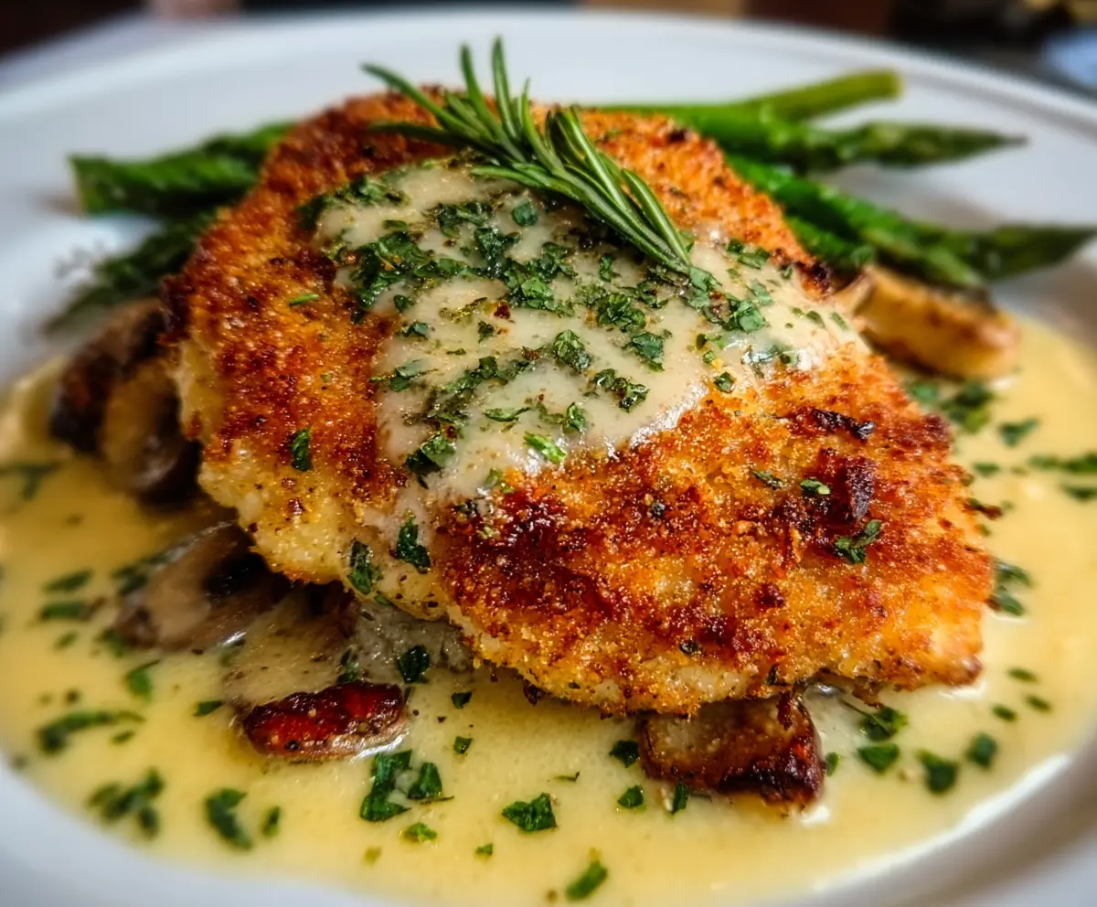 Crispy Pecorino Crusted Chicken