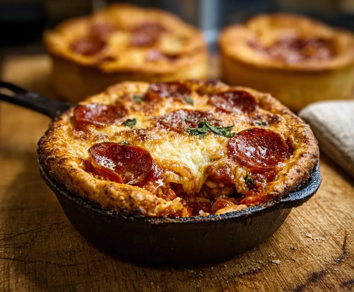 Easy Pizza Pot Pies Recipe