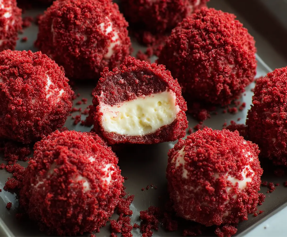 Easy Red Velvet Cheesecake Bites