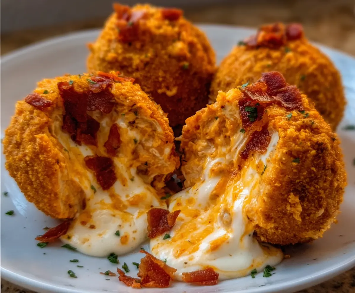 Easy Buffalo Chicken Bacon Bombs