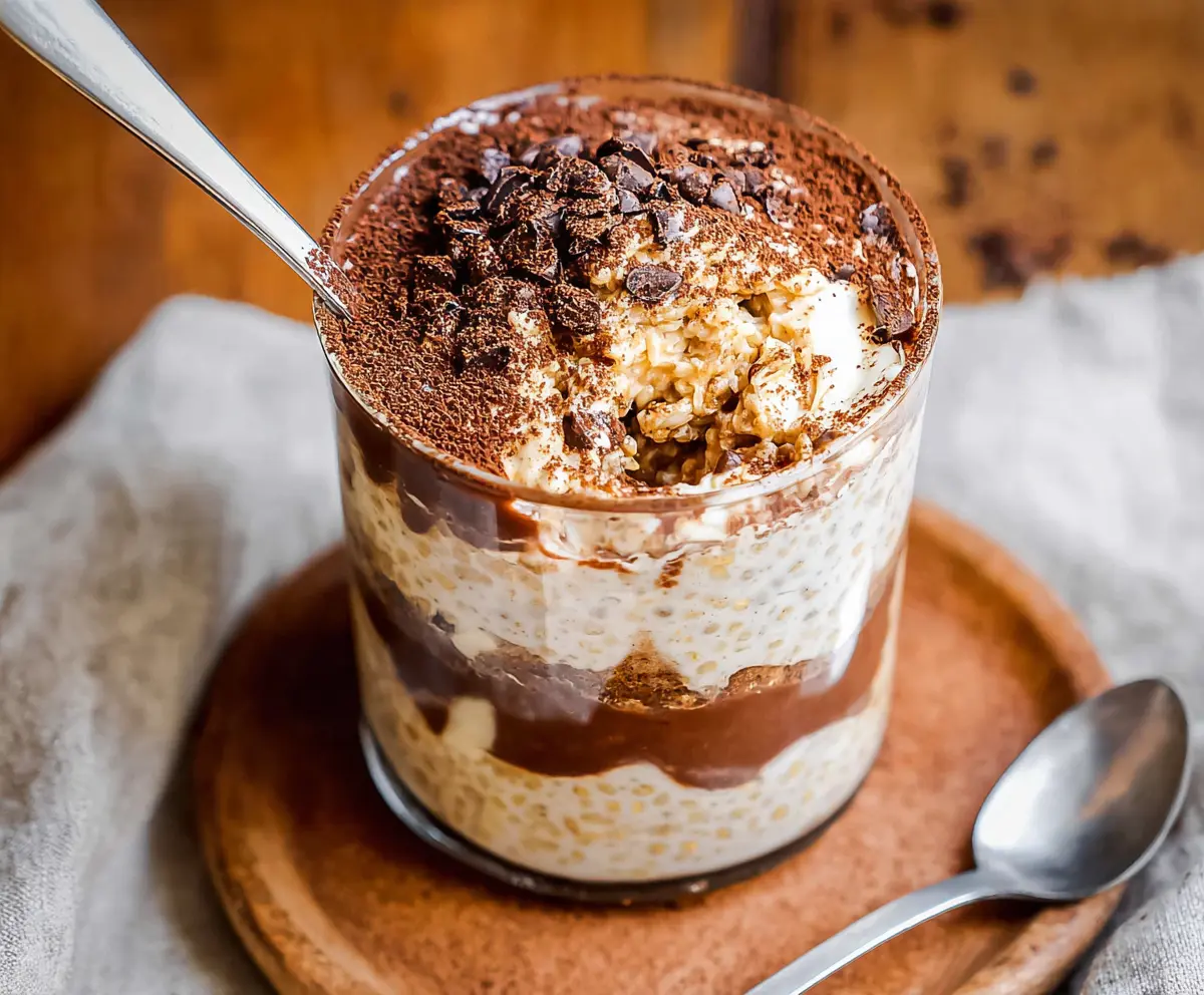 Easy Tiramisu Overnight Oats
