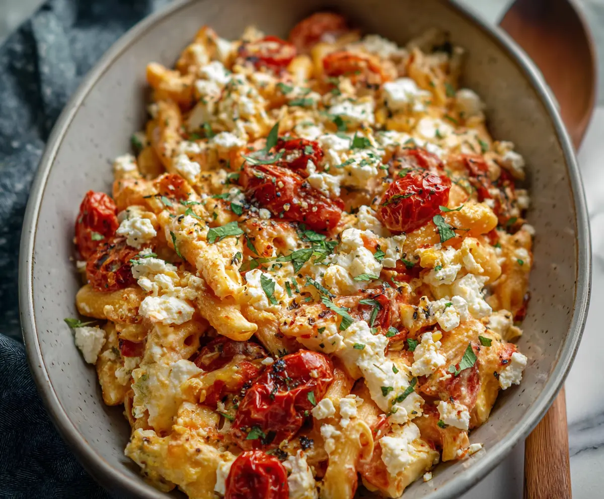 Easy Baked Feta Pasta Recipe
