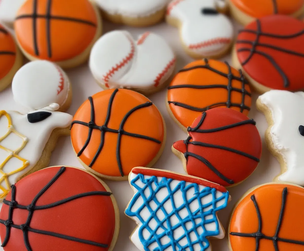 Delicious Basketball Cookies for Game Day