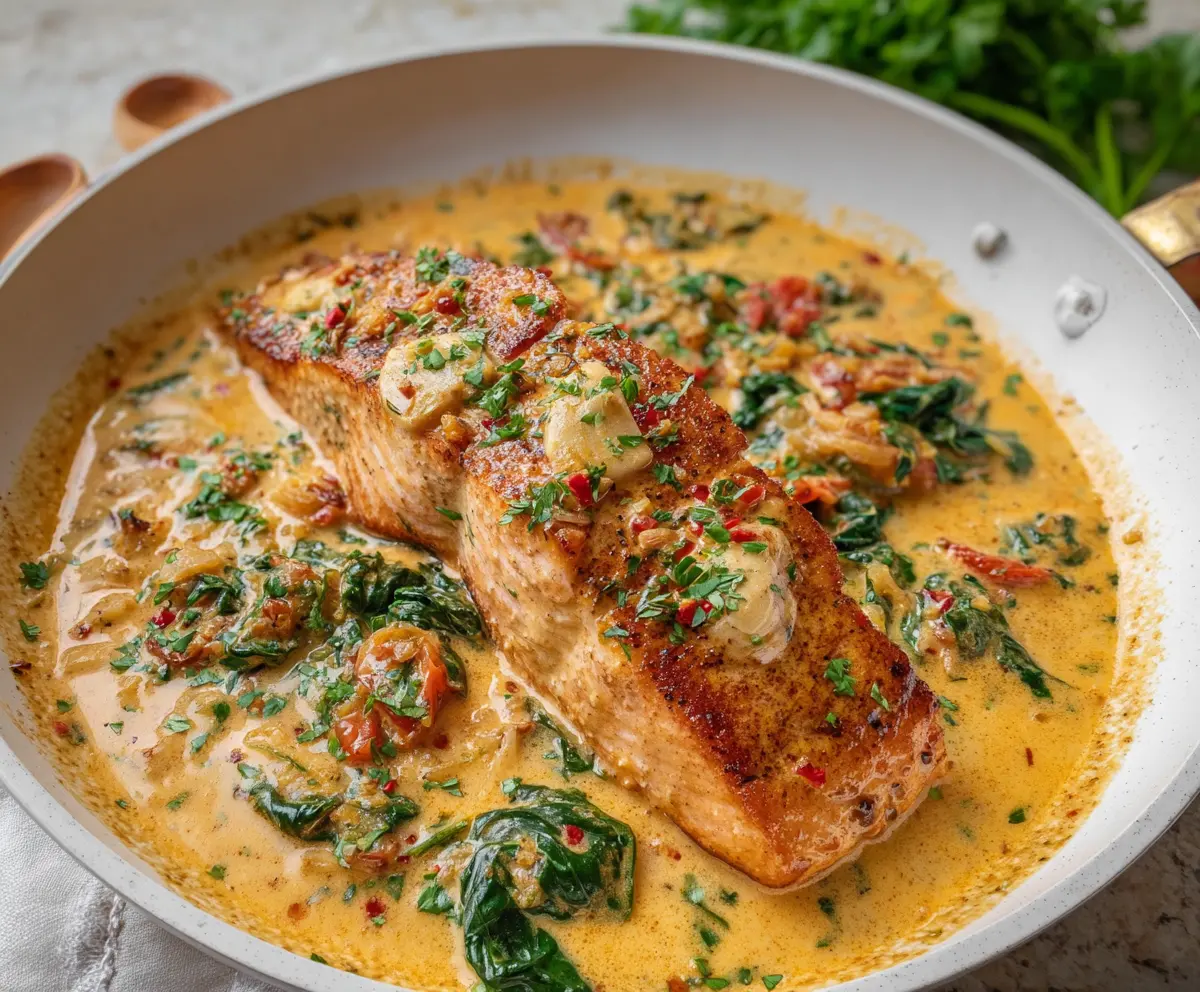 Creamy Tuscan Salmon Recipe