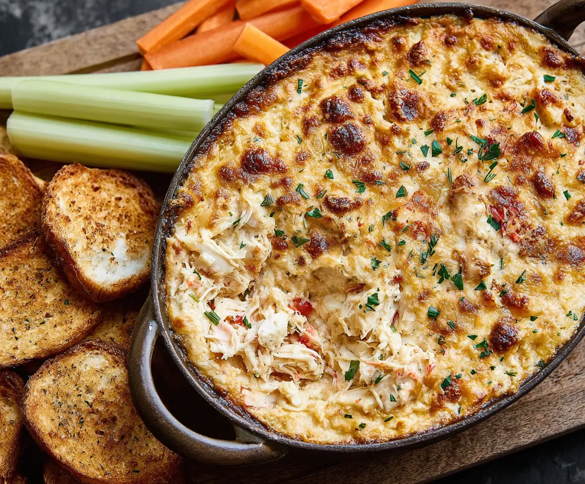Easy Hot Crab Dip Recipe