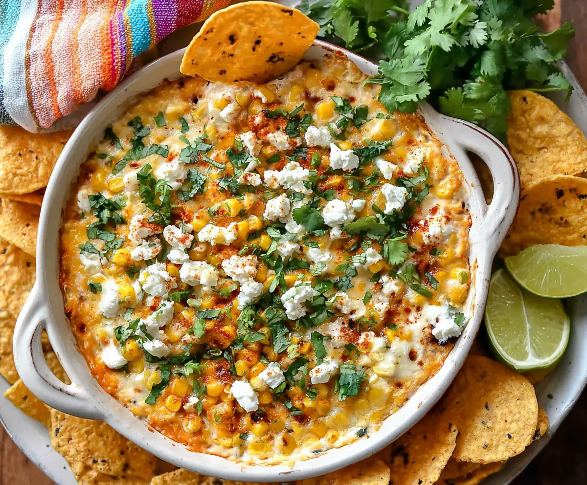Easy Mexican Street Corn Dip Recipe