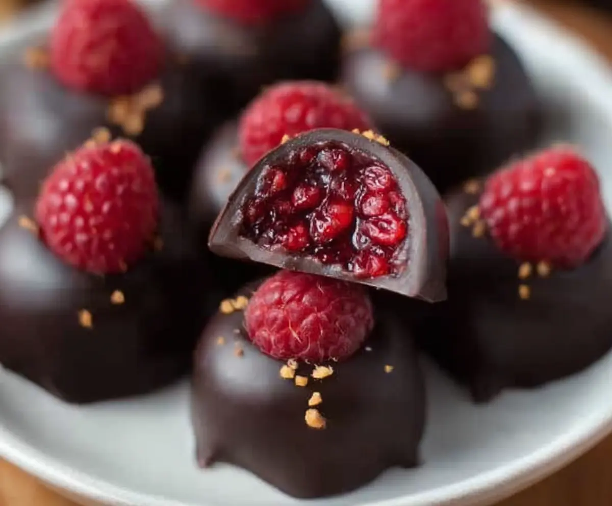 Easy Raspberry Chocolates Recipe