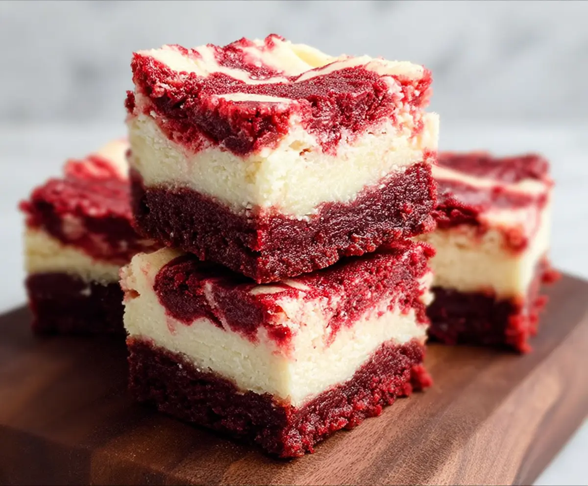 Delicious Red Velvet Cheesecake Bars