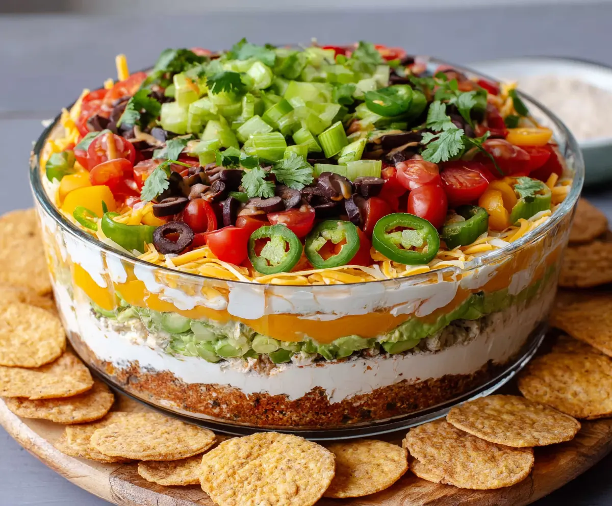 Easy Seven Layer Dip Recipe