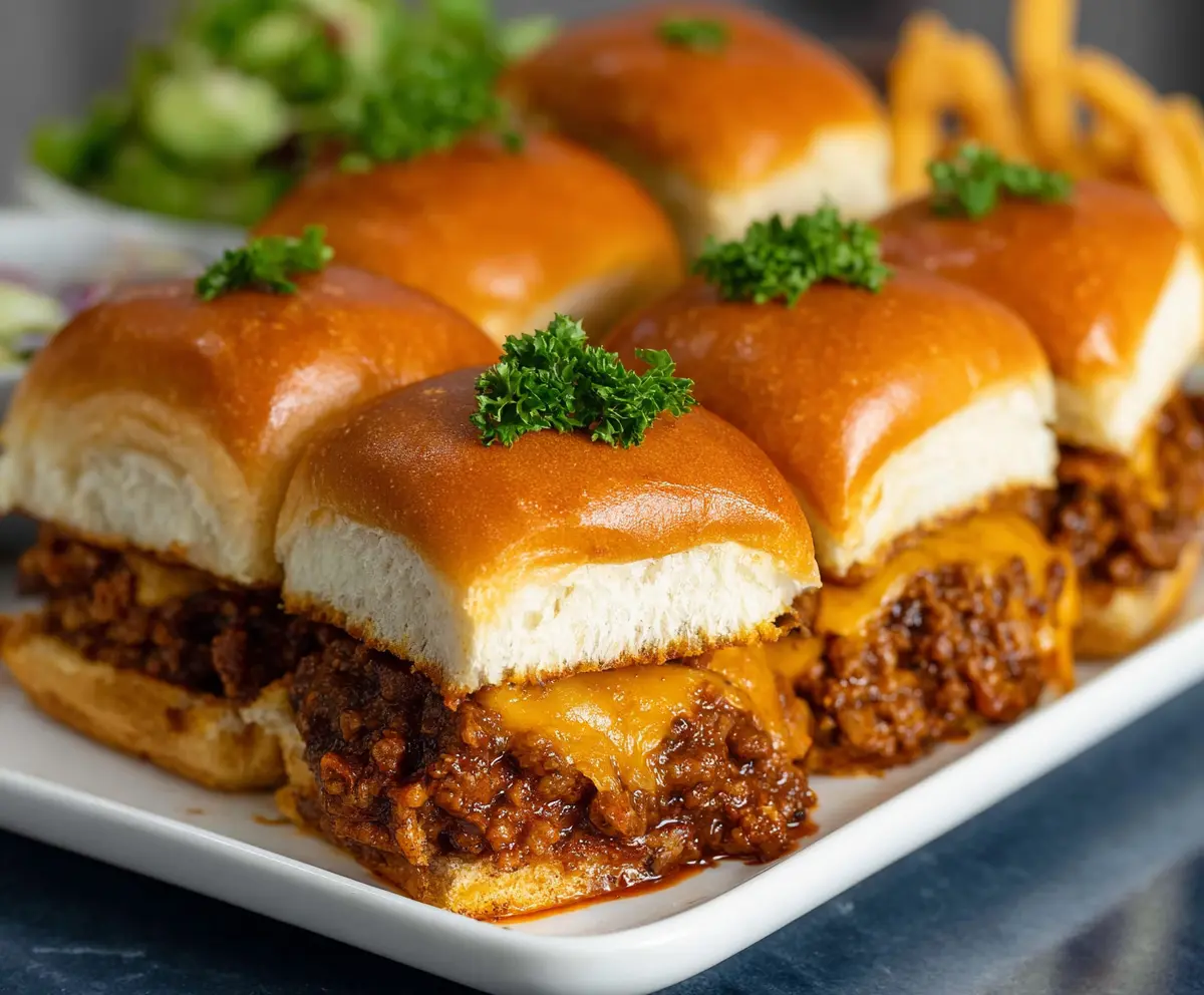 Easy Sloppy Joe Sliders for Game Day