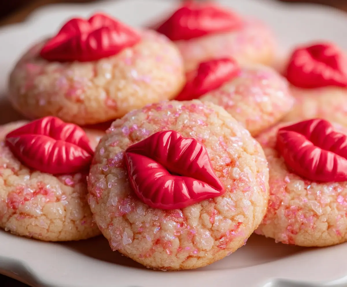 Sweet Strawberry Kiss Cookies Recipe