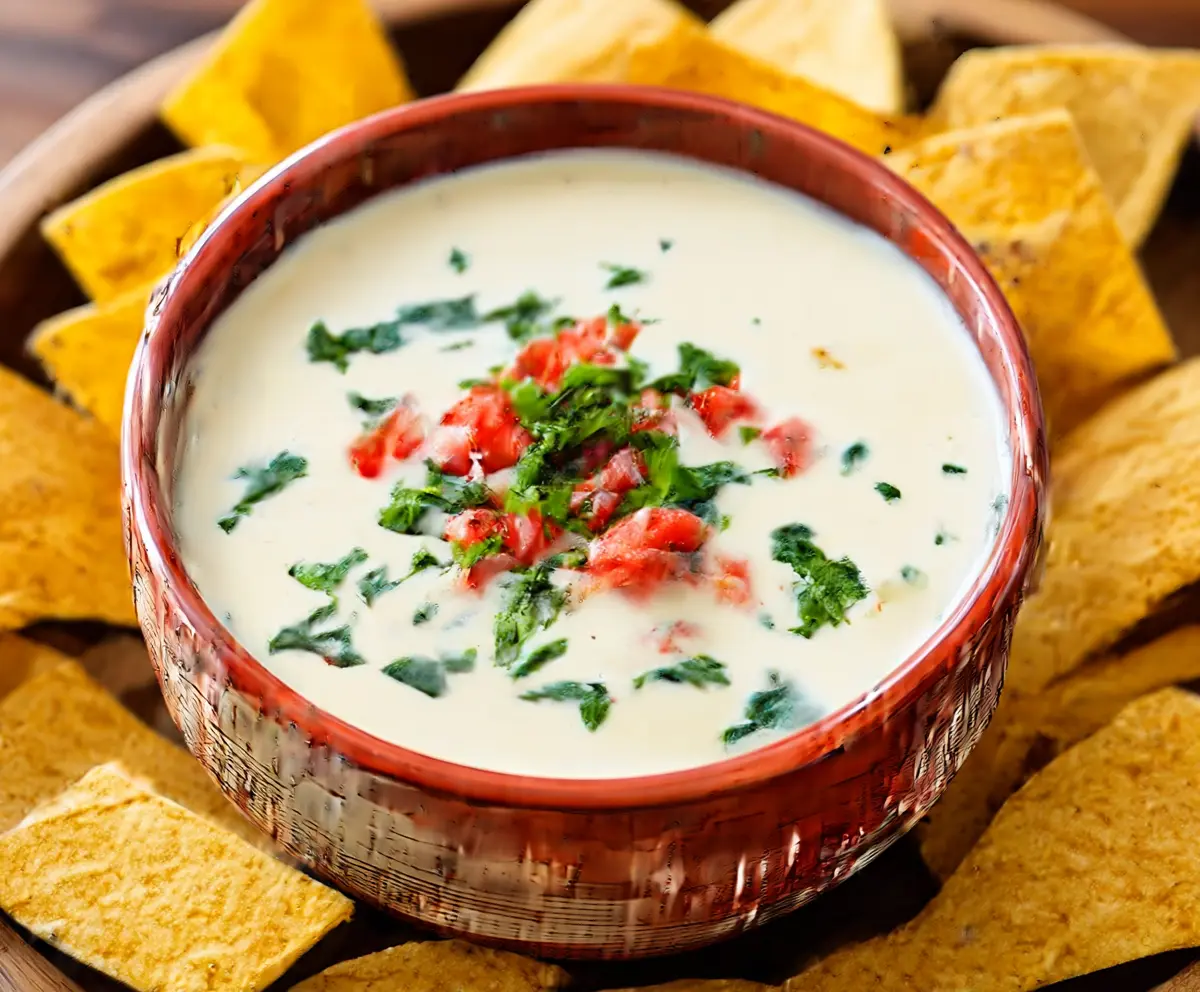Creamy White Queso Dip Recipe
