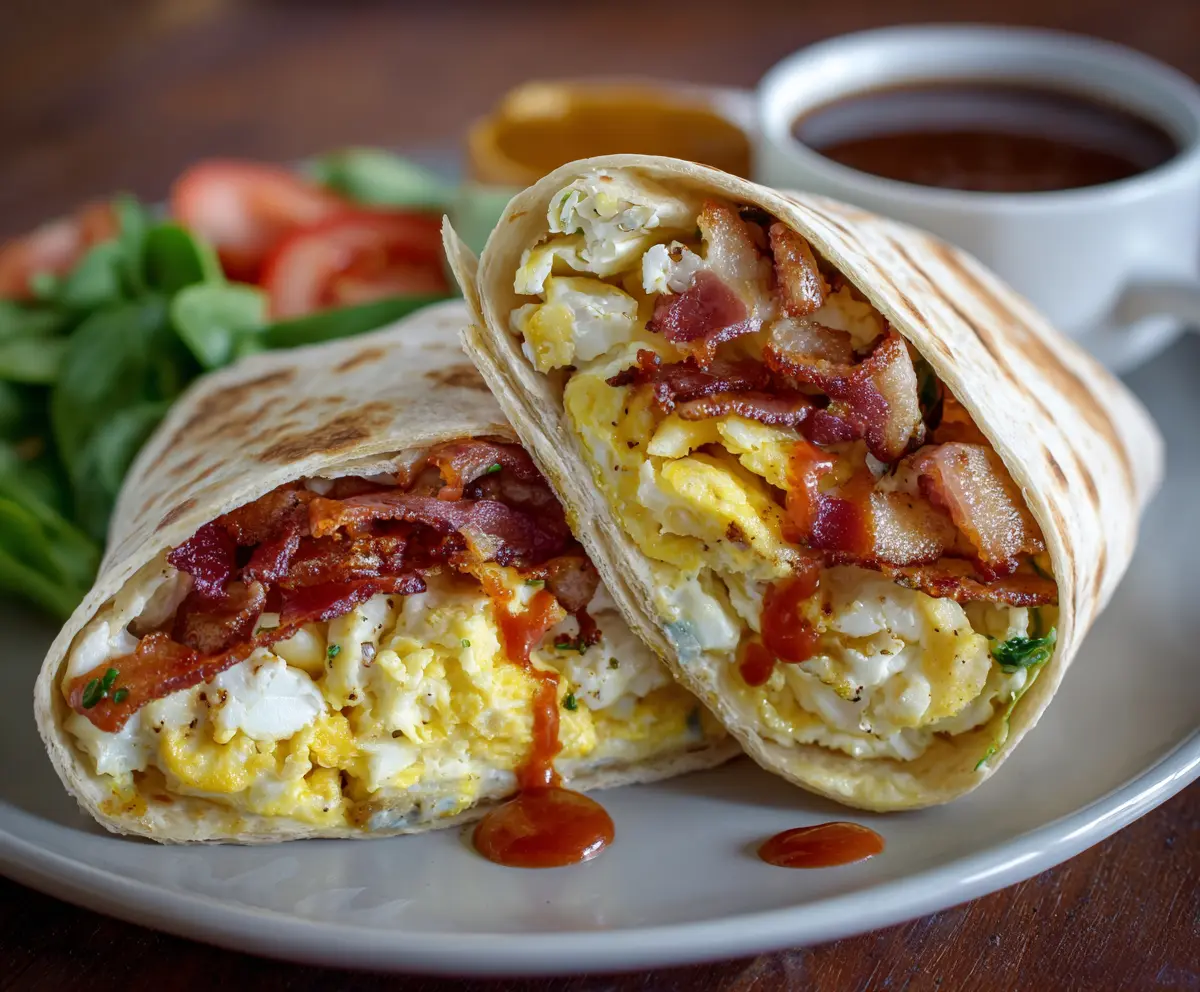 Easy Cottage Cheese Breakfast Wrap
