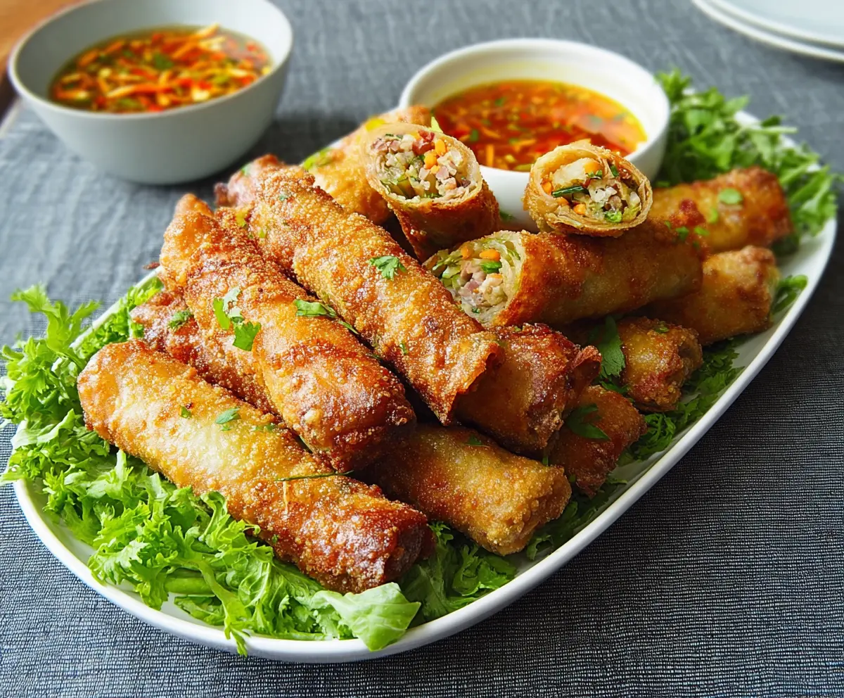Easy Crispy Spring Rolls Recipe