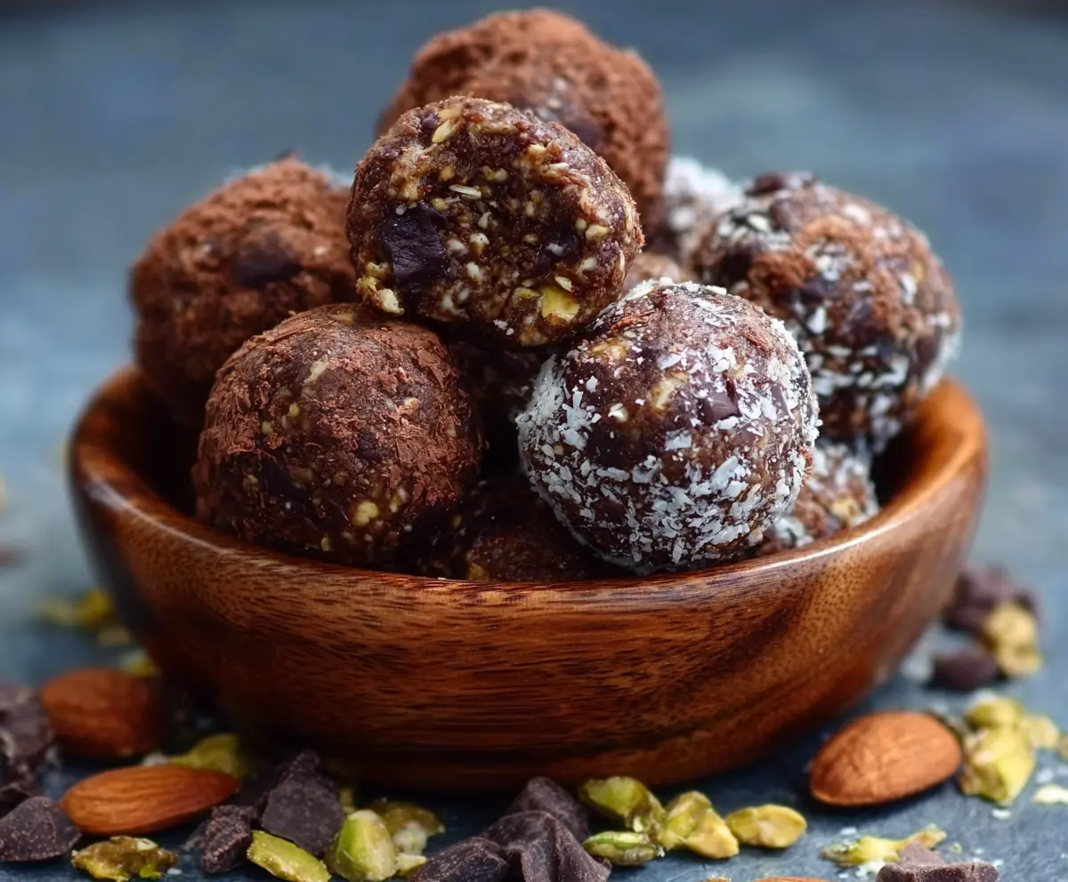 Dark Chocolate Energy Bites Recipe