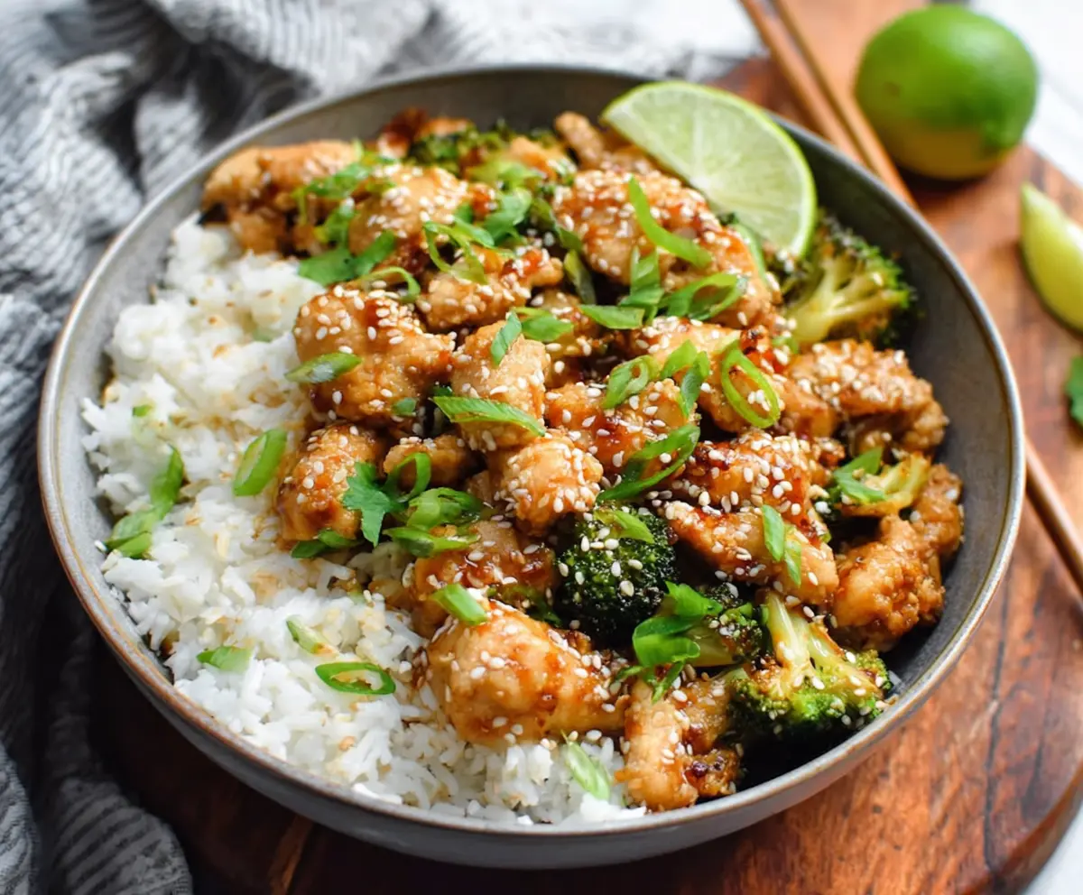 Easy Healthy Sesame Chicken