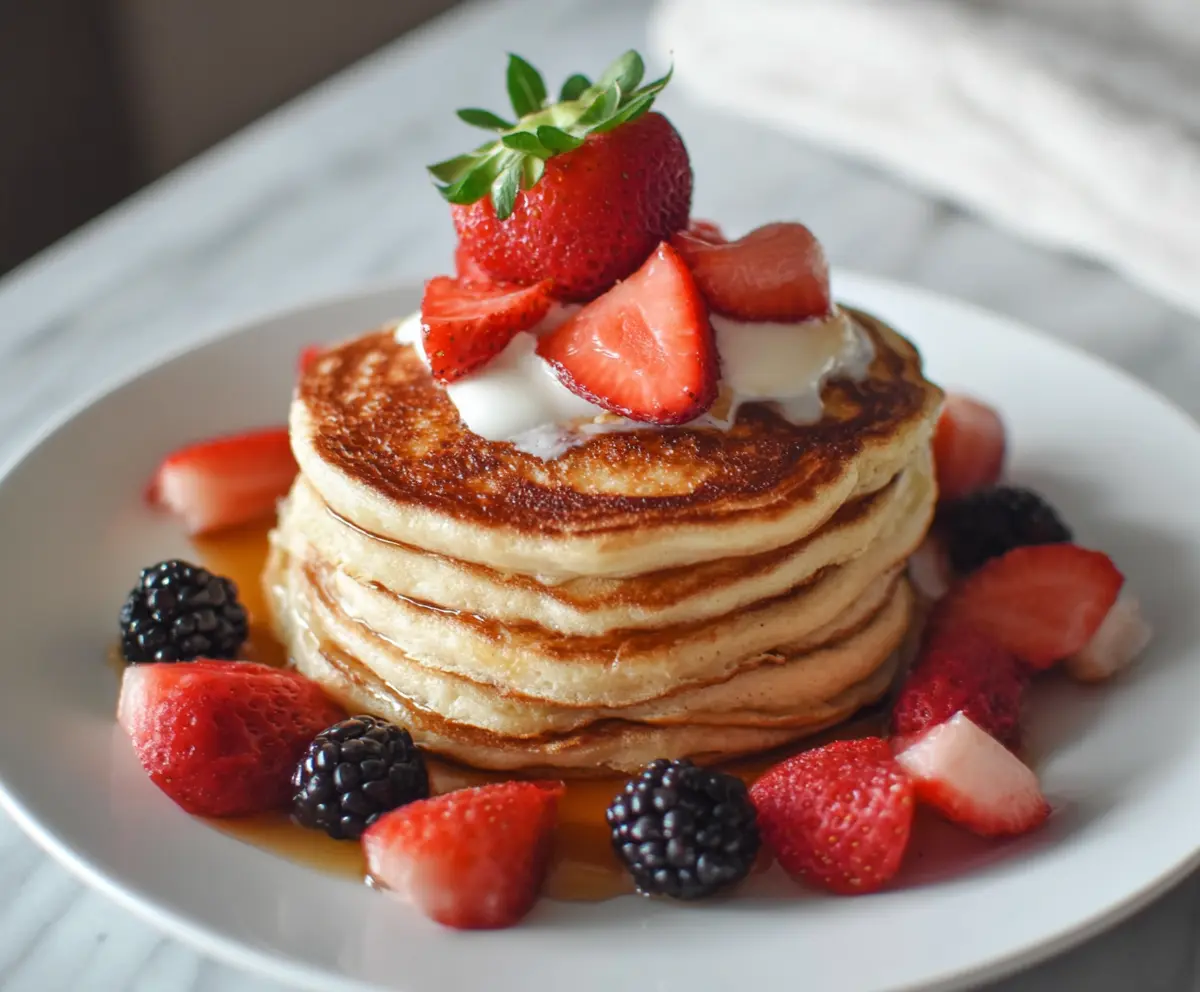 Easy High-Protein Cottage Cheese Pancakes