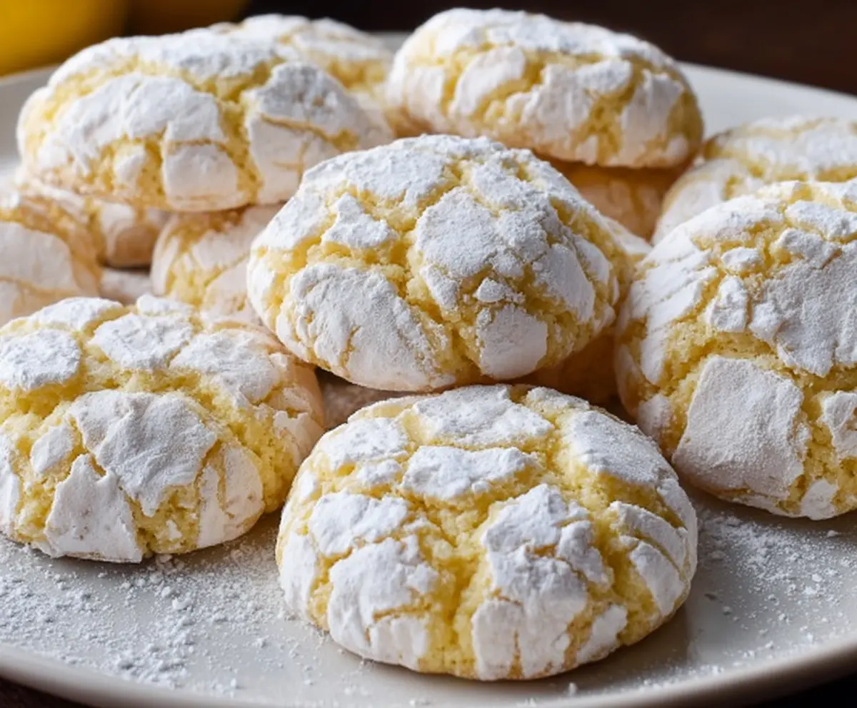 Easy Lemon Crinkle Cookies Recipe