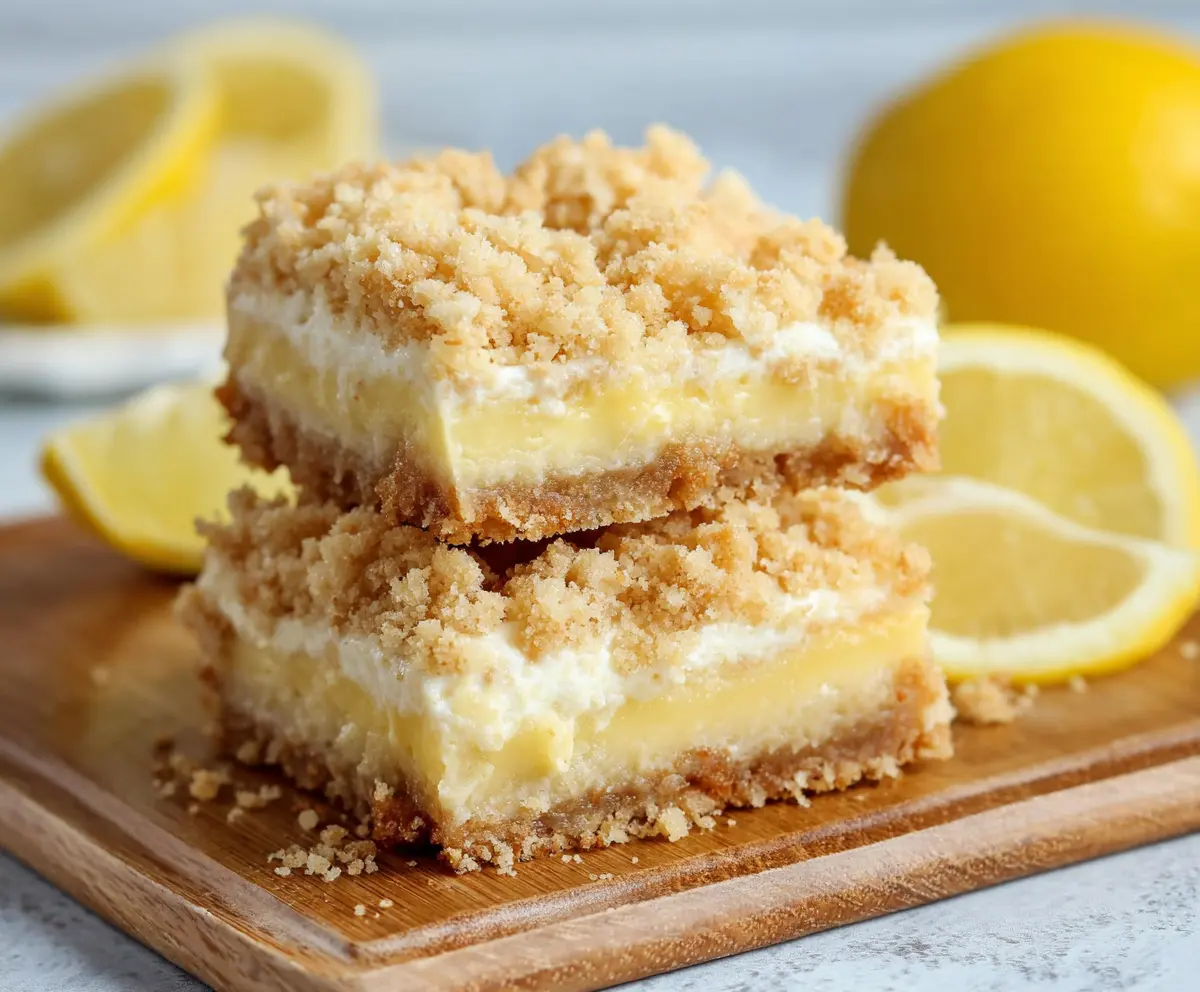 Easy Lemon Crumb Bars Recipe