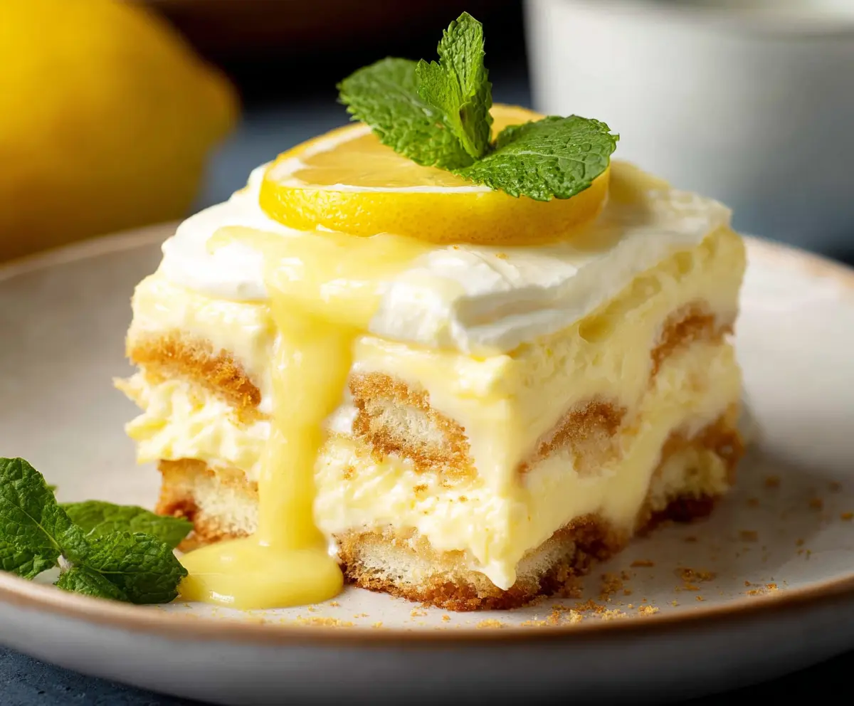 Easy Lemon Tiramisu Recipe