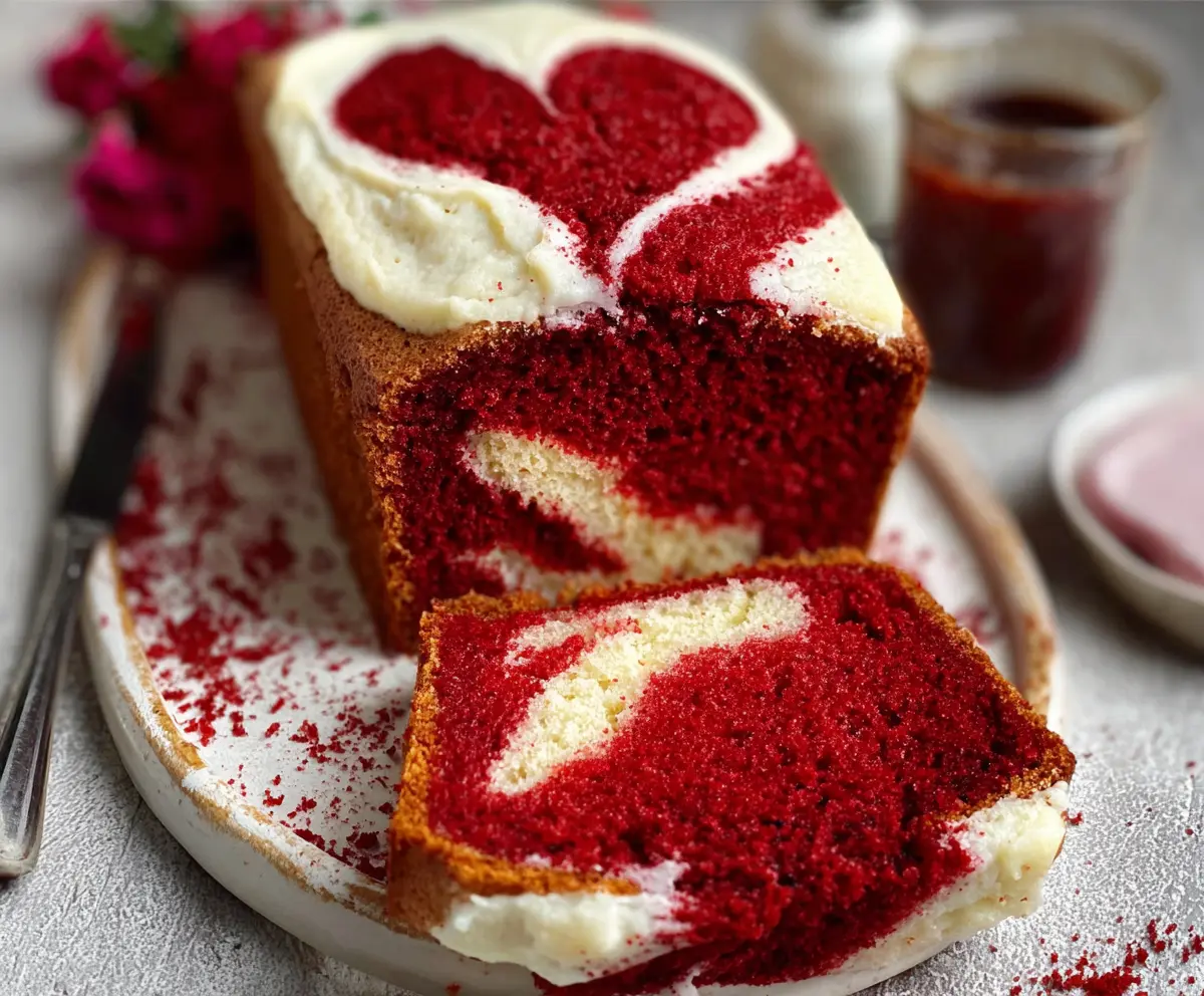 Easy Red Velvet Loaf Cake Recipe