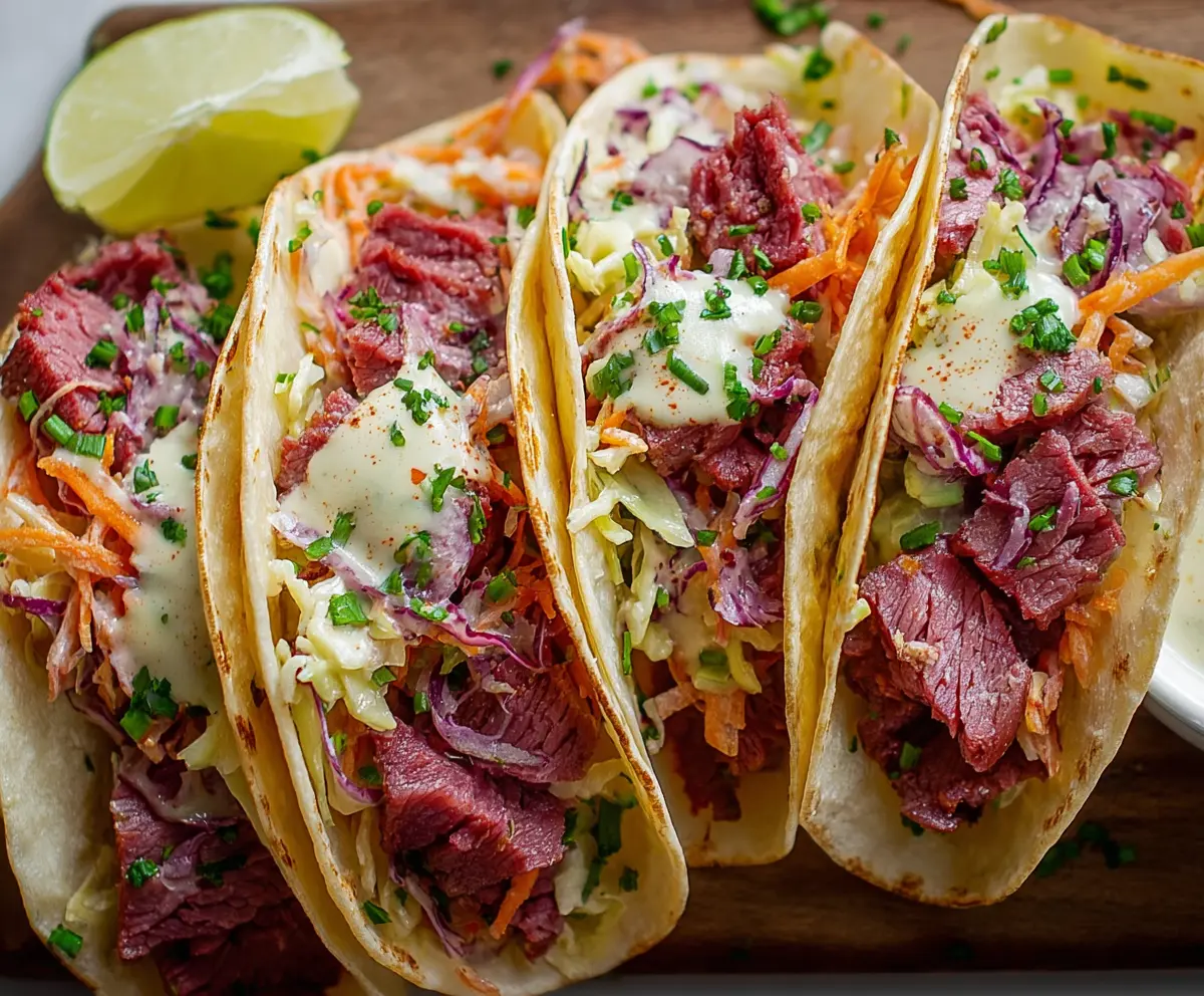 Easy Corned Beef Tacos Recipe