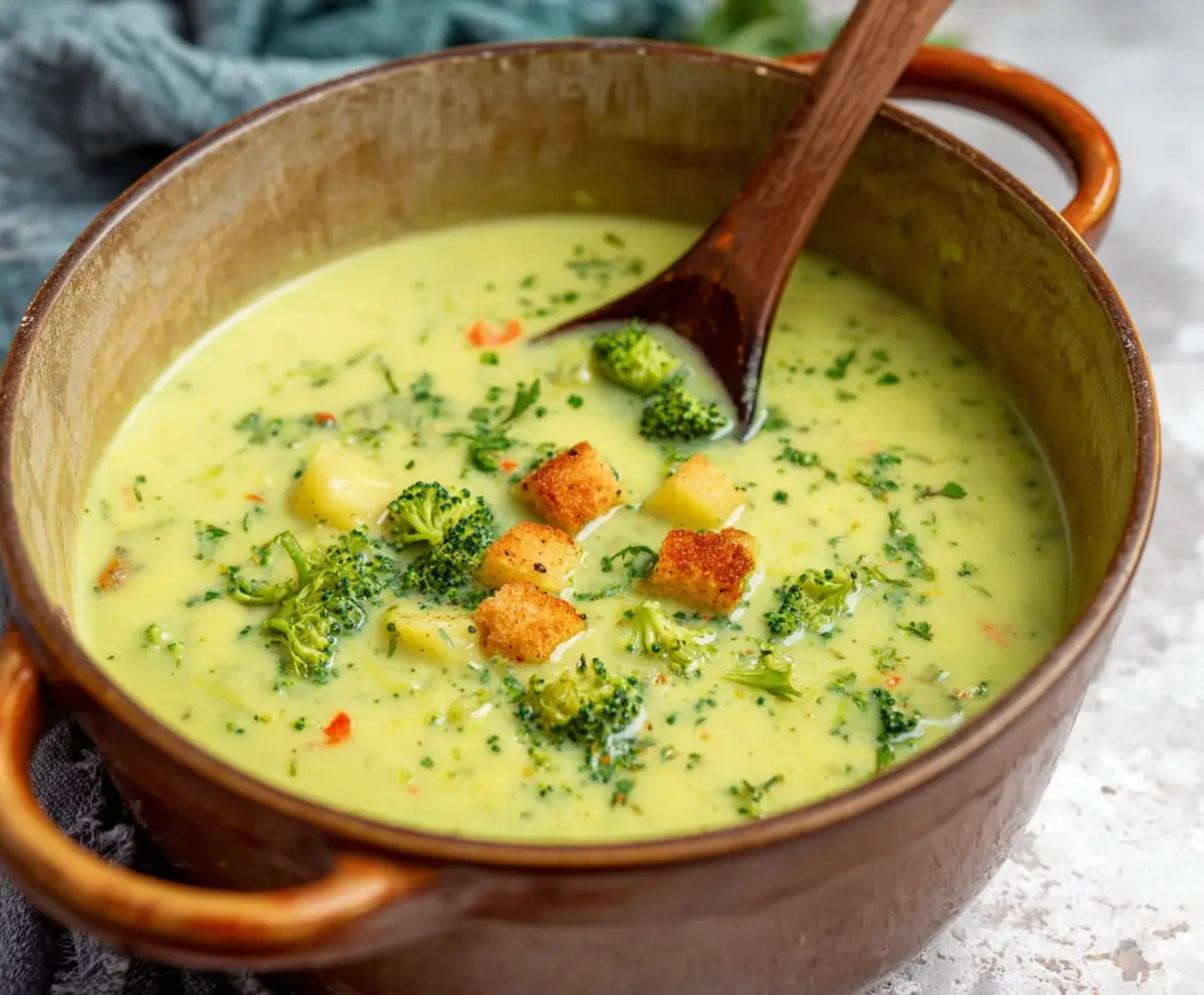Easy Vegan Broccoli Potato Soup