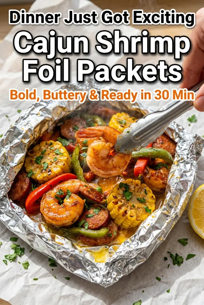 Cajun Shrimp Foil Packets