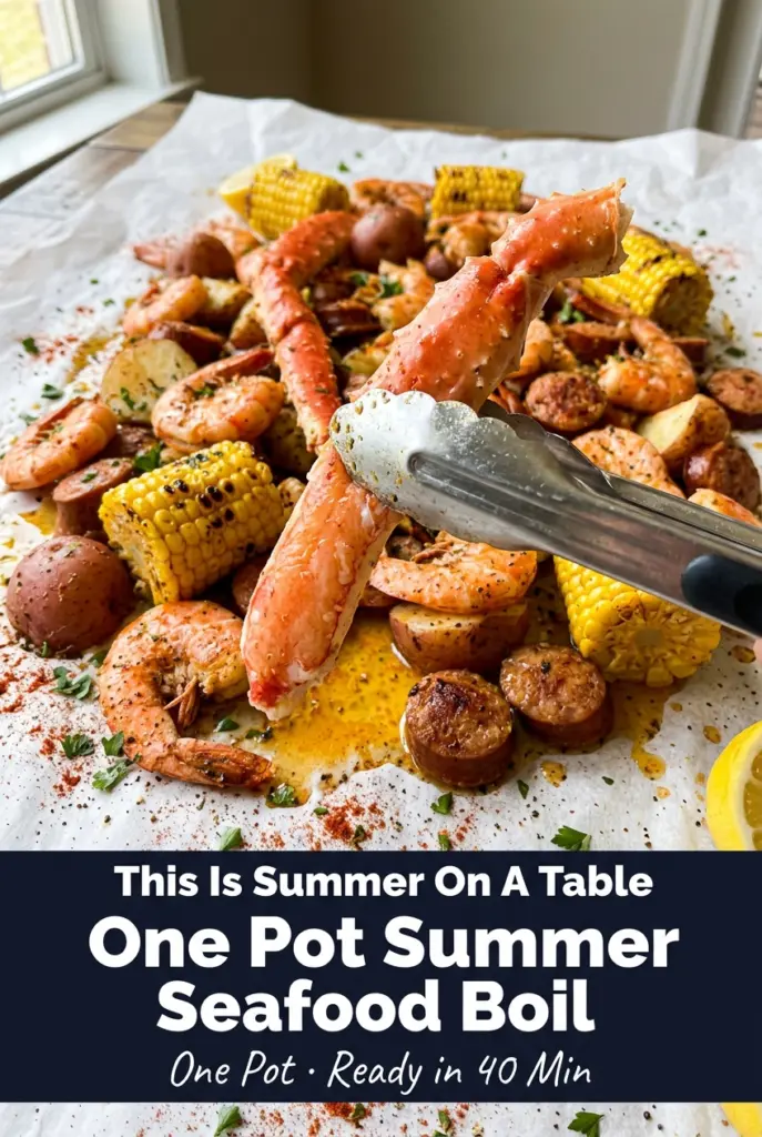 One Pot Summer Seafood Boil