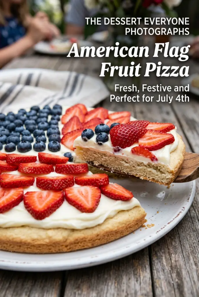 American Flag Fruit Pizza