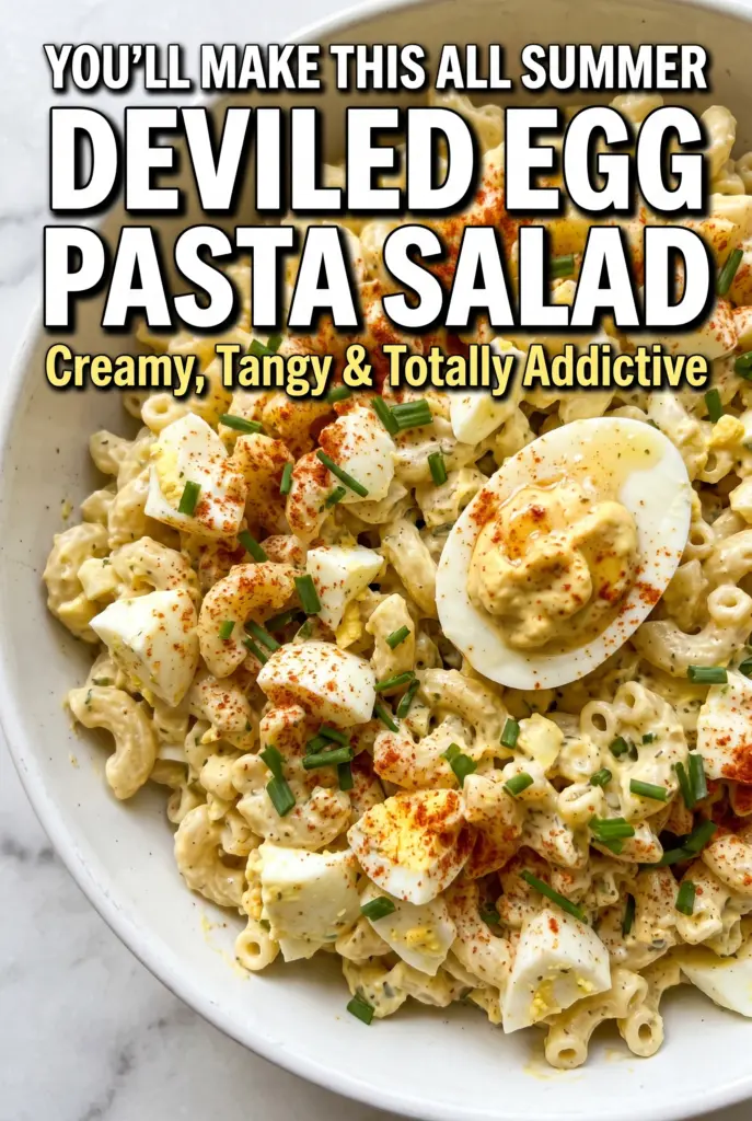 Deviled Egg Pasta Salad