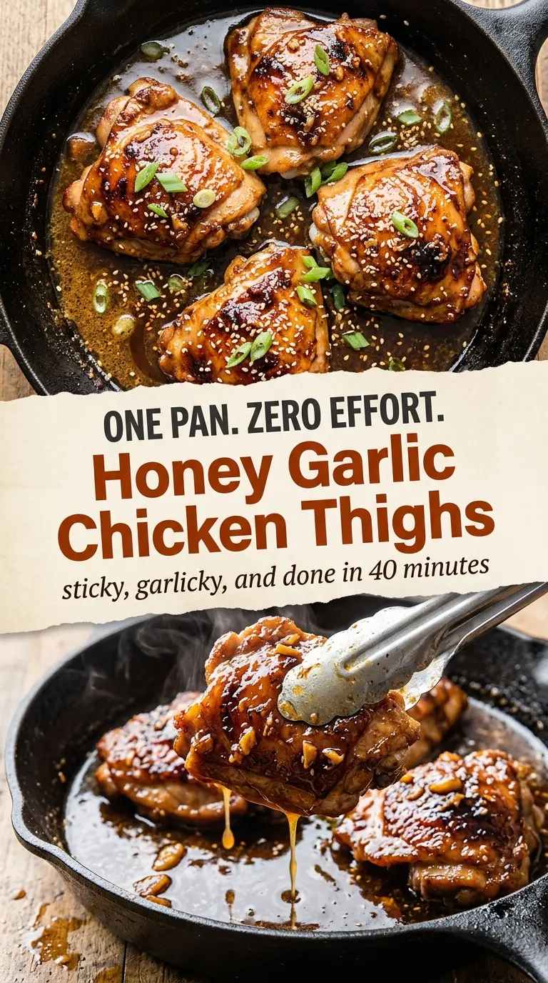Honey Garlic Chicken Thighs