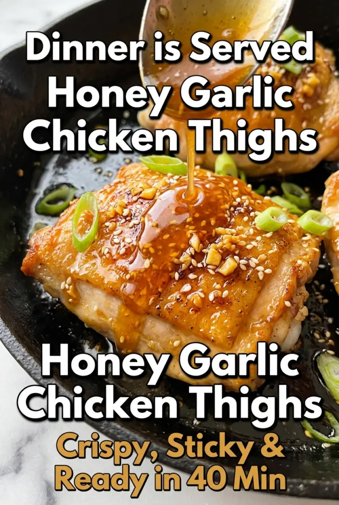 Honey Garlic Chicken Thighs