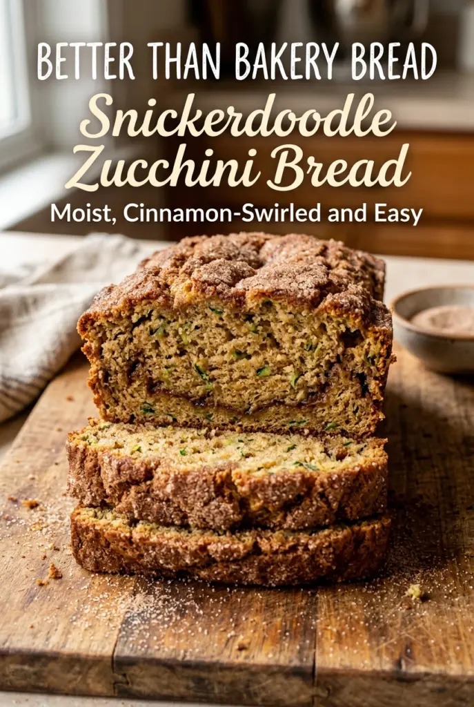 Snickerdoodle Zucchini Bread