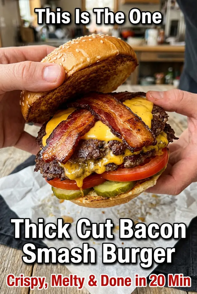 Thick Cut Bacon Smash Burger