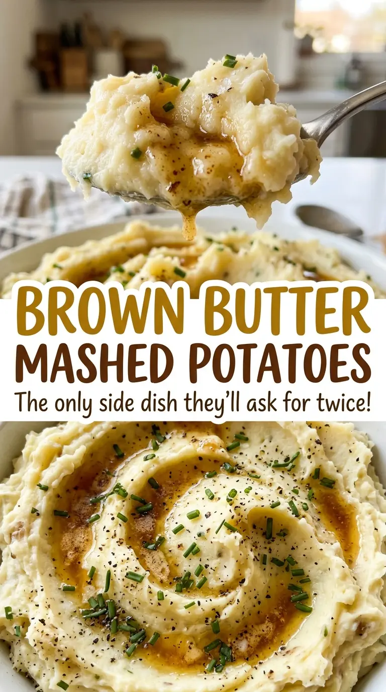 Brown Butter Mashed Potatoes smooth buttery