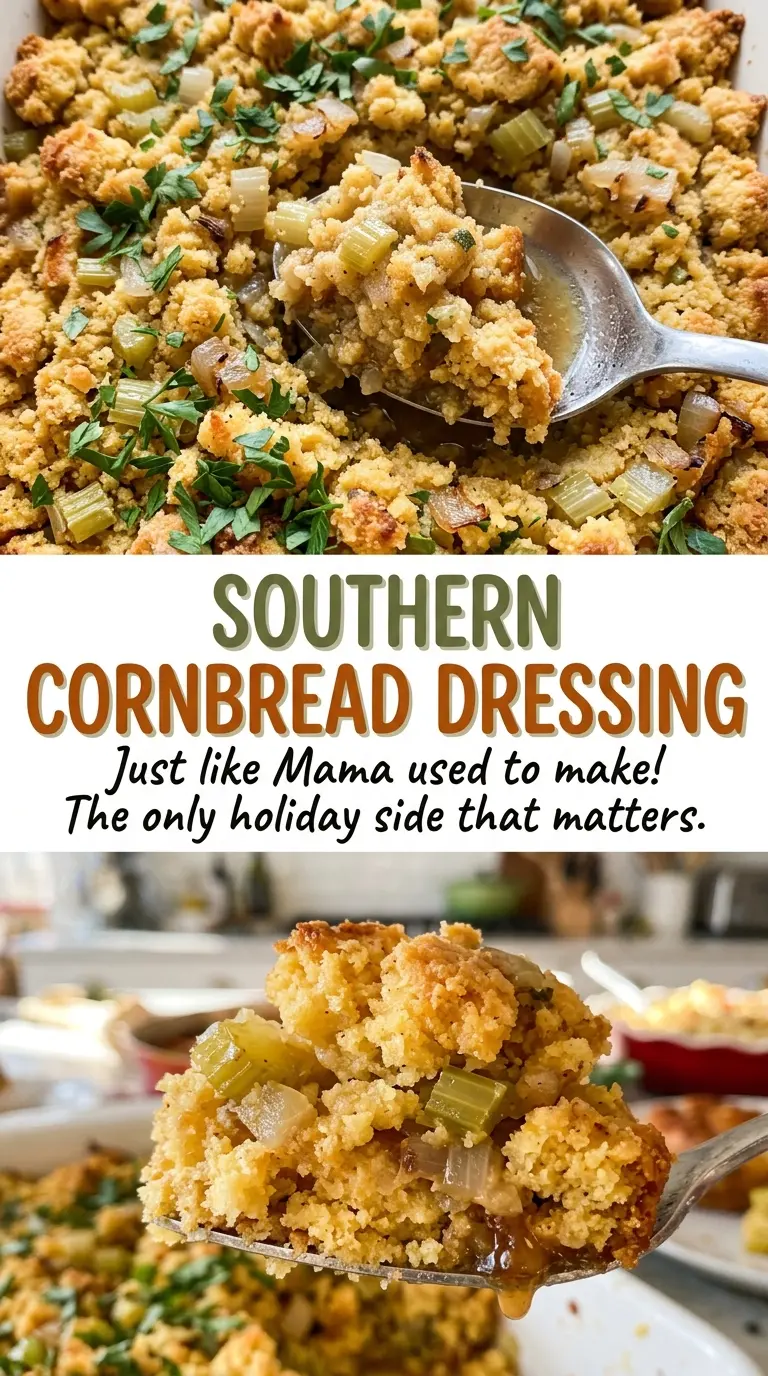 Southern Cornbread Dressing savory crumb texture