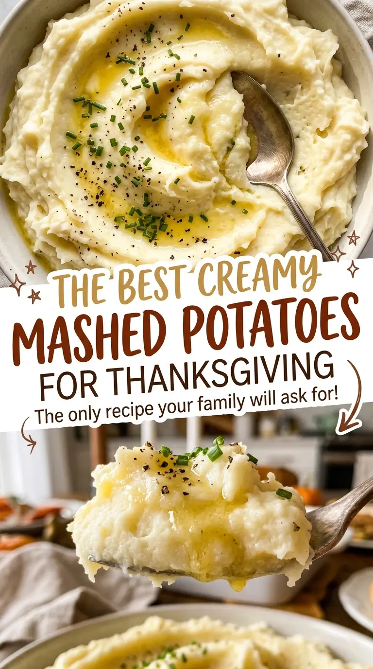 The Best Creamy Mashed Potatoes for Thanksgiving, smooth and buttery
